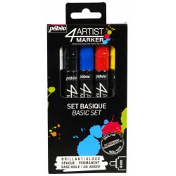 SET 5 Basic COLOR 4ARTIST MARKER 4 MM OIL-BASED PAINT MARKER 
